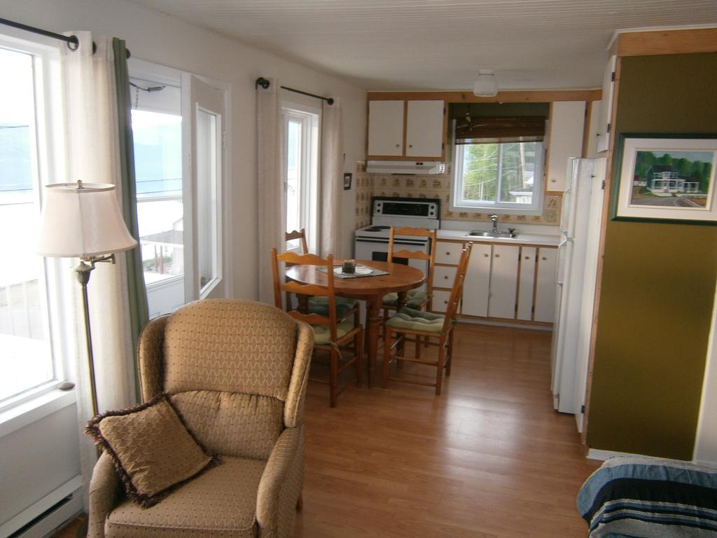 Ferienwohnung Apartement Mirador Du Fjord LʼAnse-Saint-Jean Exterior foto